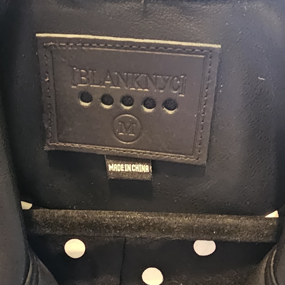 NEW Blank NYC, Pleather motto Jacket - Picture 6 of 6